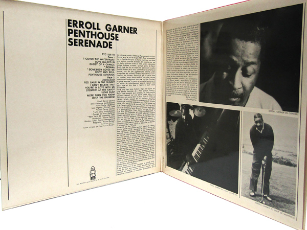 デフ仏LP☆ EROLL GARNER Penthouse Serenade（France BYG 529 110）Different Jacket エロール・ガーナー【Pierre Bompar】_画像7