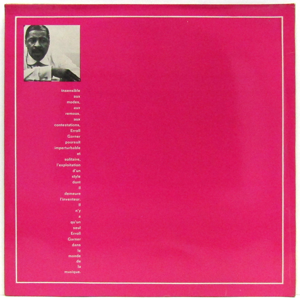 デフ仏LP☆ EROLL GARNER Penthouse Serenade（France BYG 529 110）Different Jacket エロール・ガーナー【Pierre Bompar】_画像3