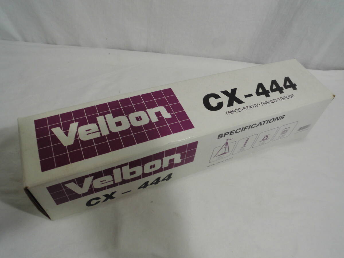  ★ カメラ用三脚 Velbon CX-444 耐荷重1.5kg 写真 動画 撮影機材 撮影道具 箱・収納ケース付属 未使用品_画像6