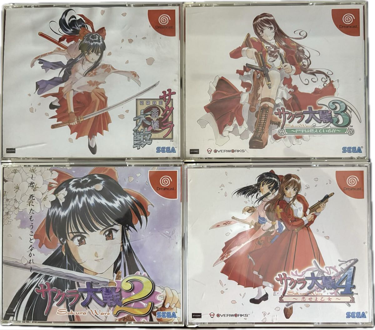 ドリームキャスト サクラ大戦1から4セット
