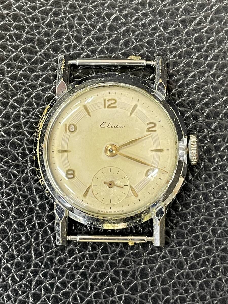 エリダ　elida　レディース　手巻　アンティーク　ジャンク_画像1