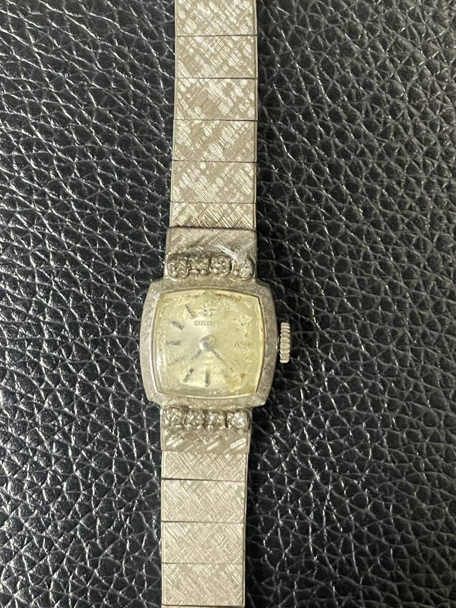 セイコー　レディース　手巻　アンティーク　ジャンク_画像1