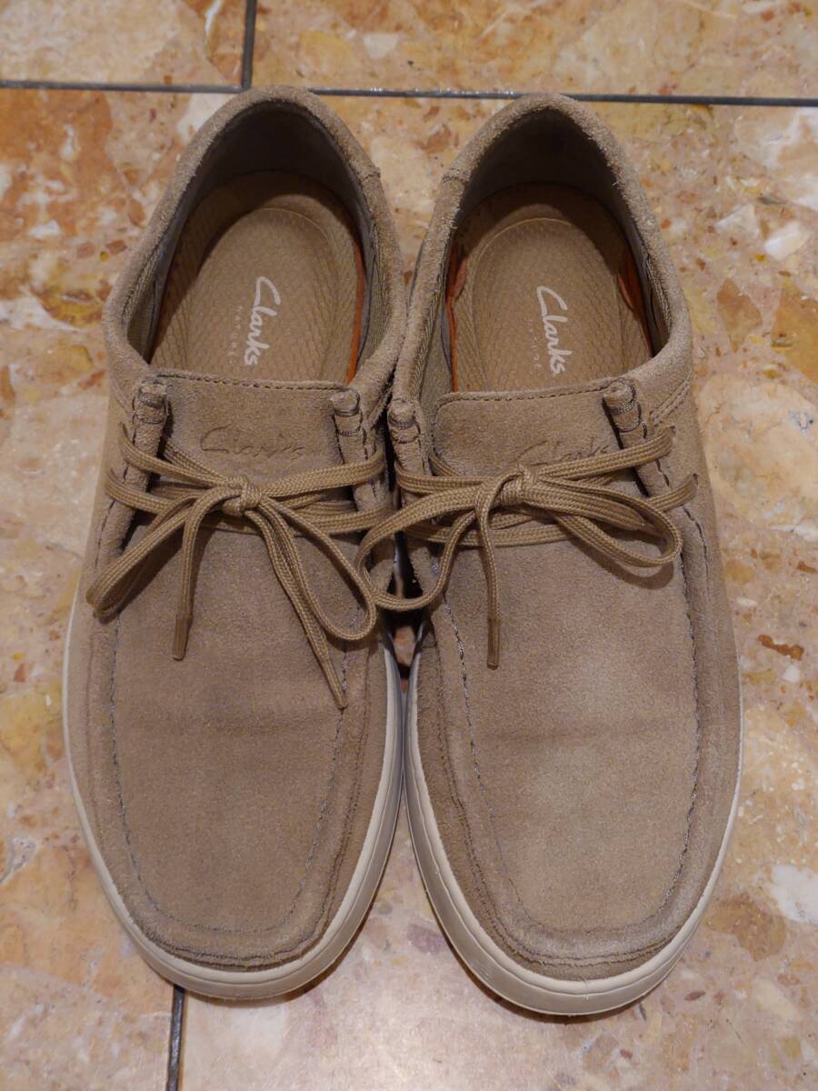  Clarks クラークス スエード 紳士靴 25.5cm カジュアル_画像1