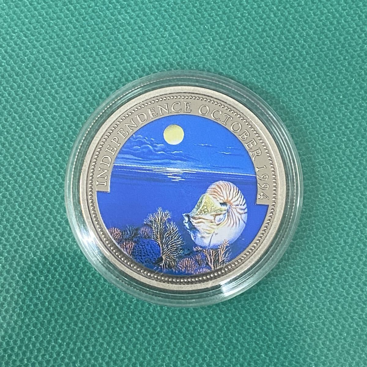 【ケース入り】パラオ共和国　1ドル銀貨 純銀 26.9g 管理番号SB686_画像2