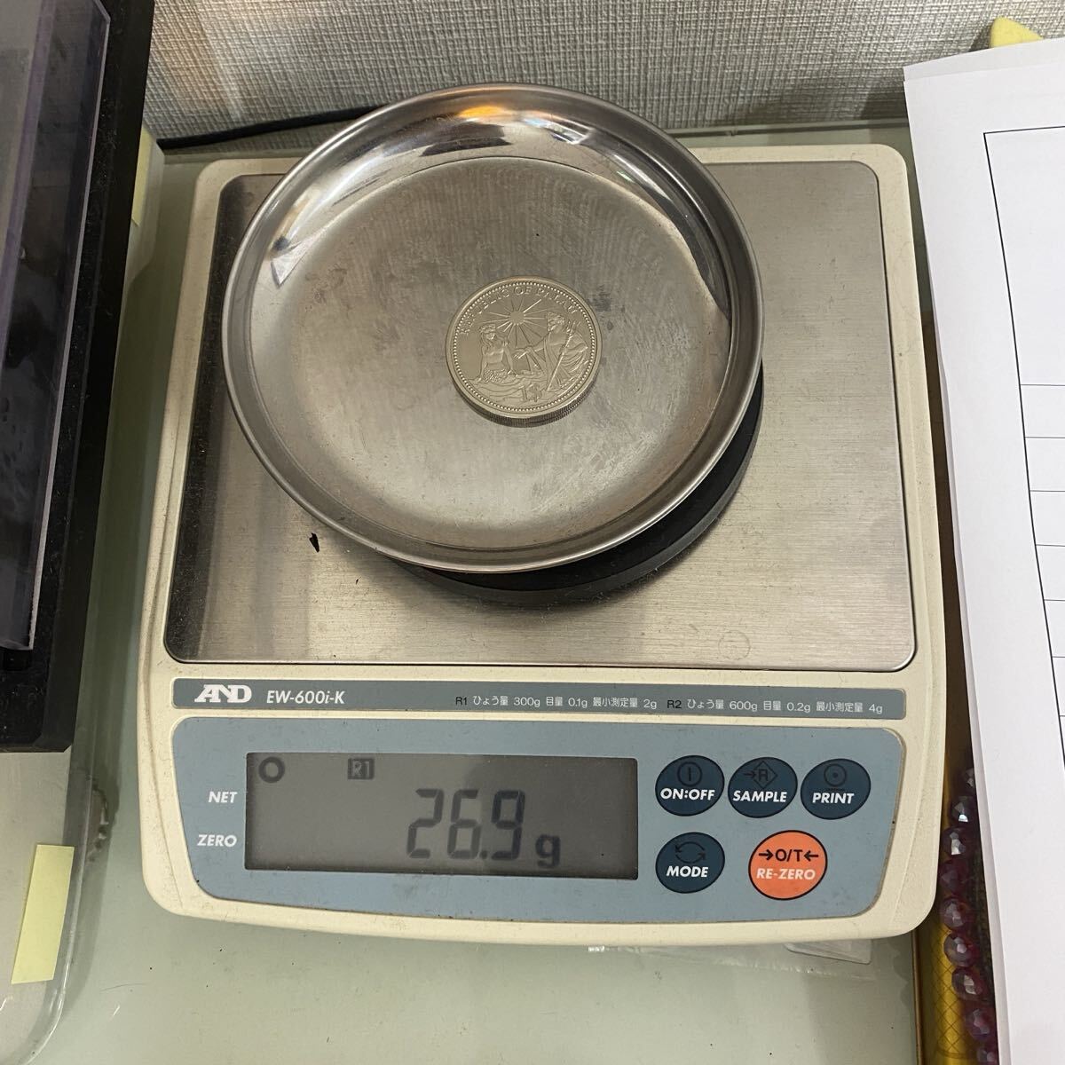 【ケース入り】パラオ共和国　1ドル銀貨 純銀 26.9g 管理番号SB686_画像3