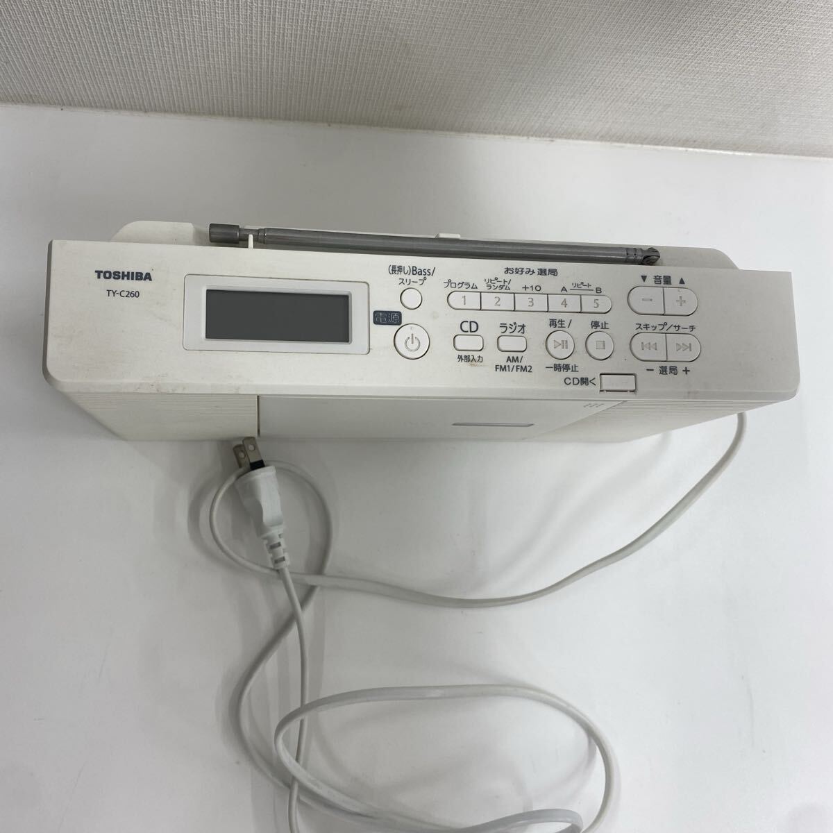  TOSHIBA 東芝　TY-C260 CDラジオ　管理番号SB706_画像2