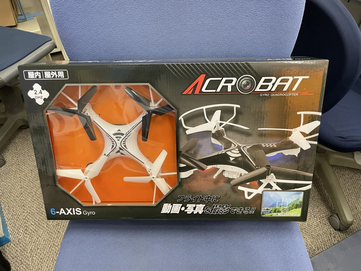 ■未使用 未開封■ドローン ACROBAT 6-AXIS Gyro■2.4GHz■フライト中に動画・写真を撮影できる!!■(株)ハック■HAC1196■ 管理番号SB700_画像1