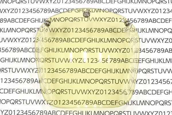 バブルシールド 単色 イエロー 新品 バイクパーツセンター_画像2