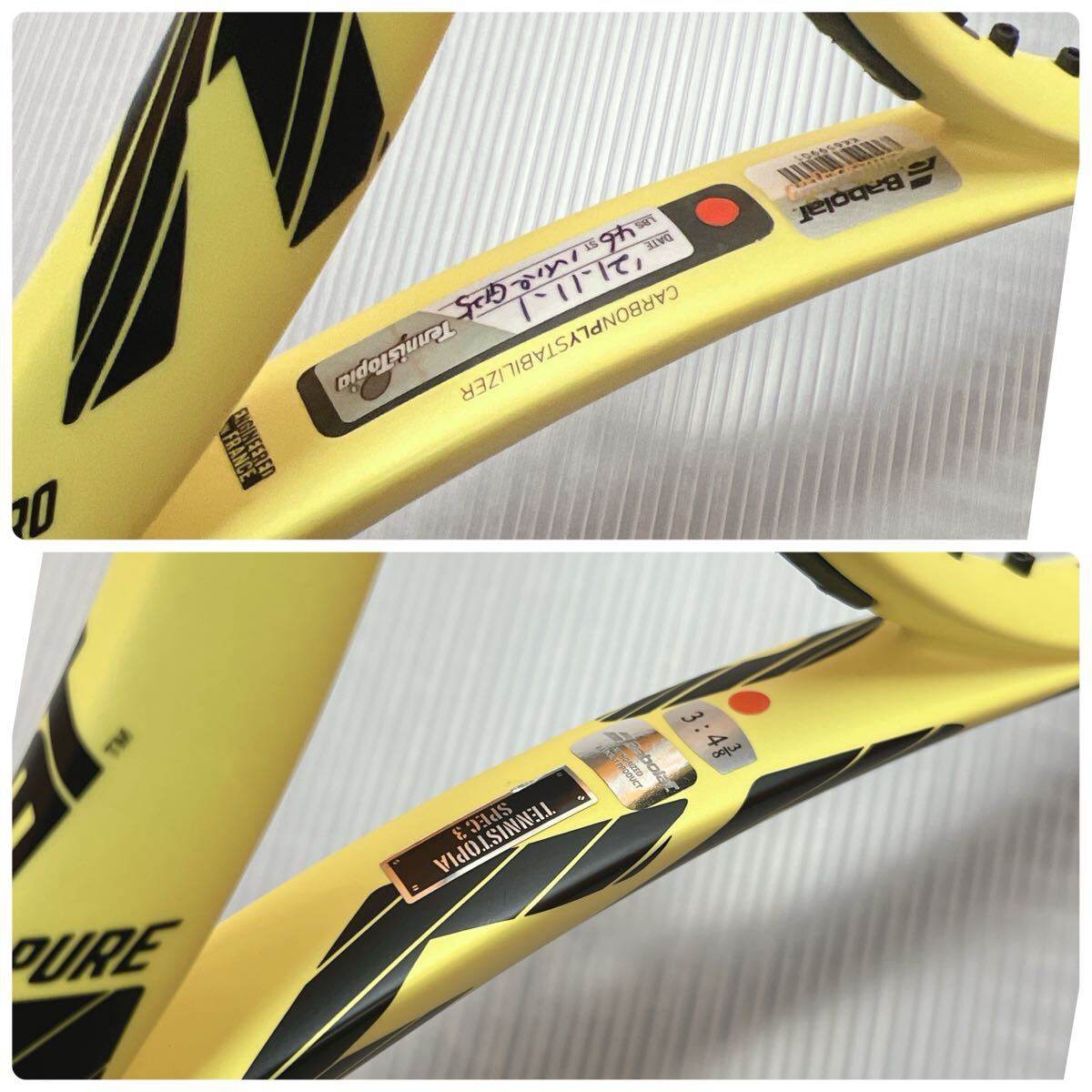 バボラ ピュア アエロ 2019 テニスラケット G3 Babolat Pure Aero ピュアアエロ_画像9