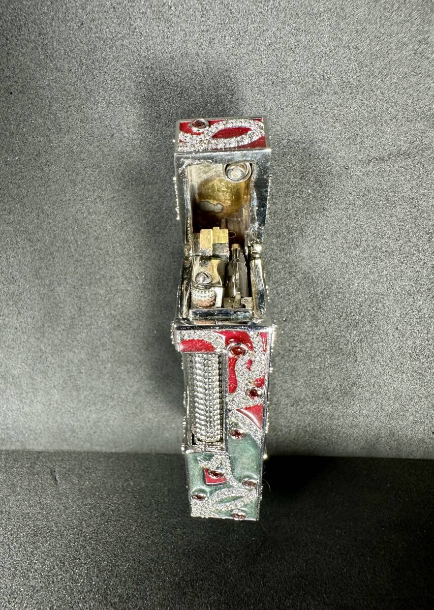 M46 ダンヒル スターリング 925 シルバー ガスライター Dunhill Sterling 925 Silver (St Dupont ,Cartier, Dunhill, Dior コレクション)_画像9