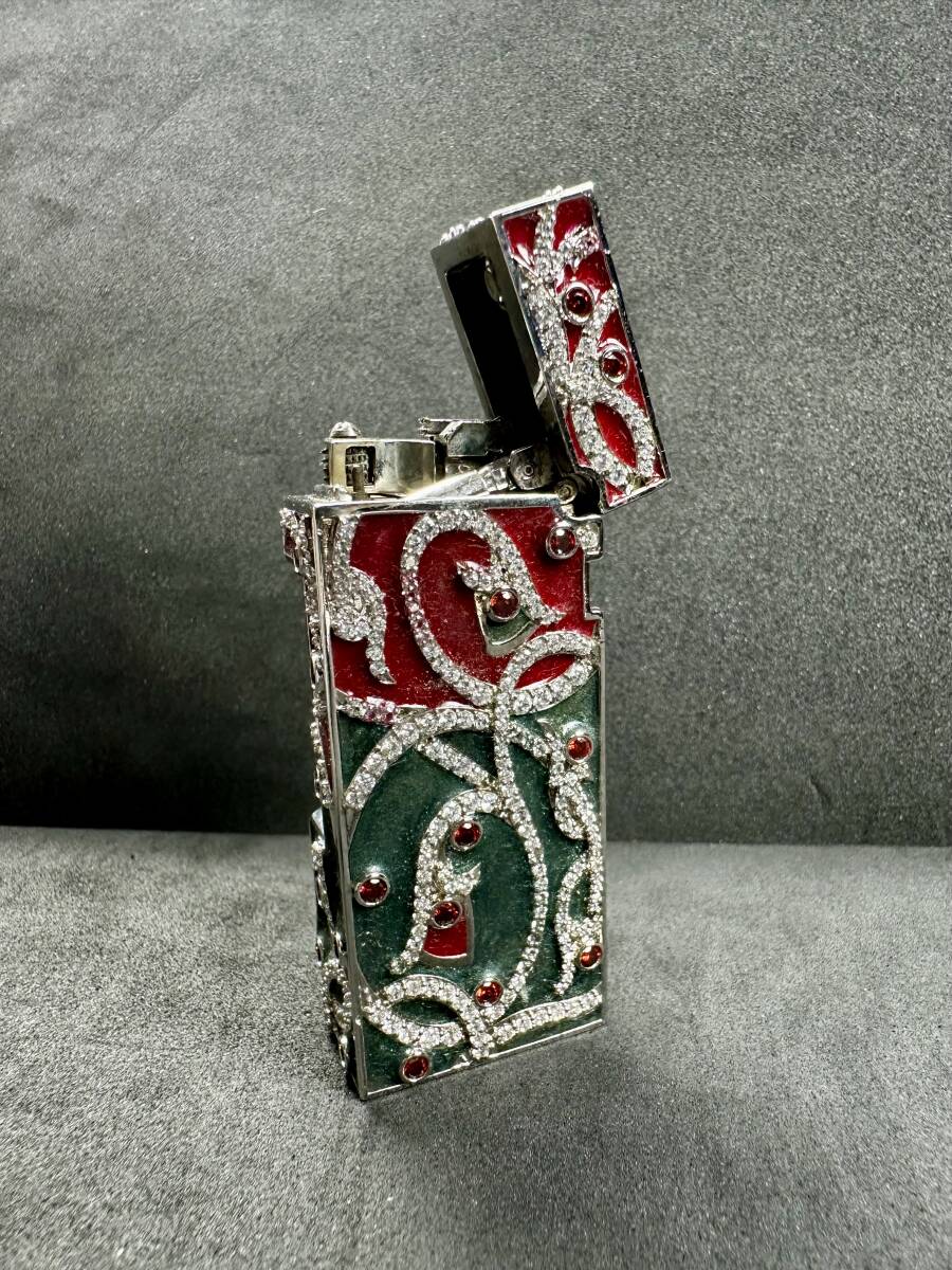 M46 ダンヒル スターリング 925 シルバー ガスライター Dunhill Sterling 925 Silver (St Dupont ,Cartier, Dunhill, Dior コレクション)_画像8