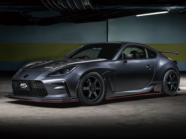 17インチ アルミホイール 4穴100 | MIDレーシング R06 クリスタルブラック 7.5J 4本_画像2