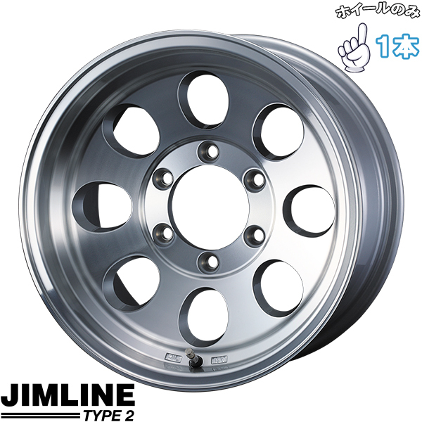 16インチ アルミホイール 6穴139.7 | ウェッズ ジムライン タイプ2 ポリッシュ 8J 1本のみ_画像1