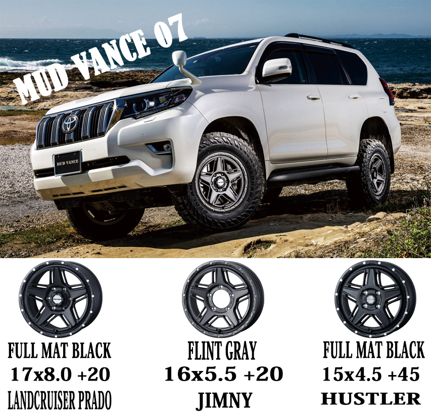 ジムニーシエラ JB74 215/70R15 ホイールセット | BFグッドリッチ ラジアル TA & マッドヴァンス07 15インチ 5穴139.7_画像2