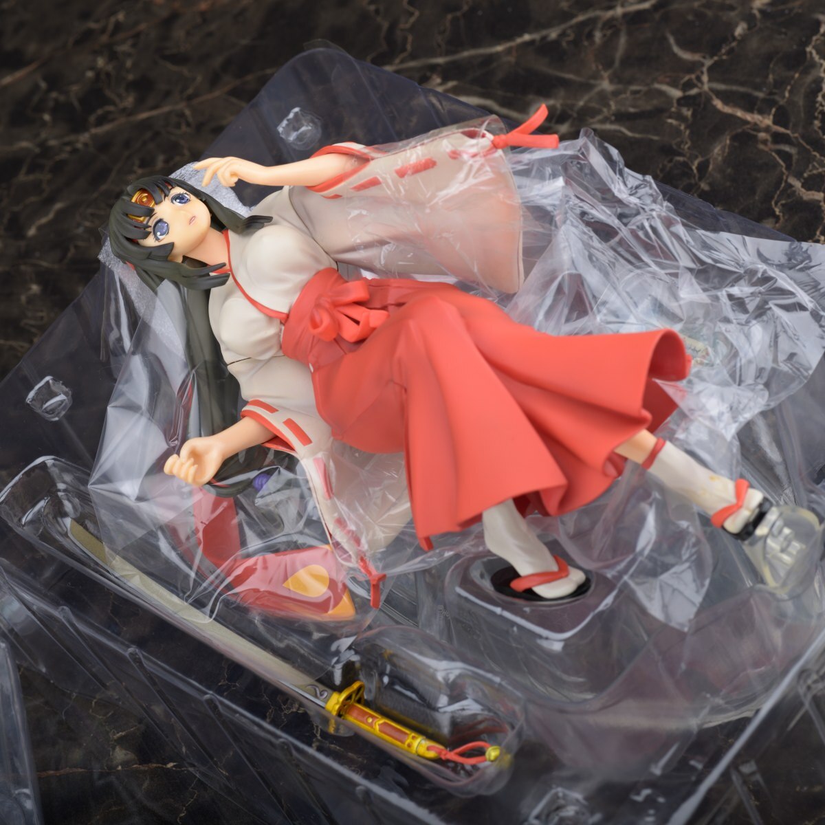 エクセレントモデル CORE クイーンズブレイド P-3 武者巫女 トモエ メガハウス Queens blade TOMOE_画像3
