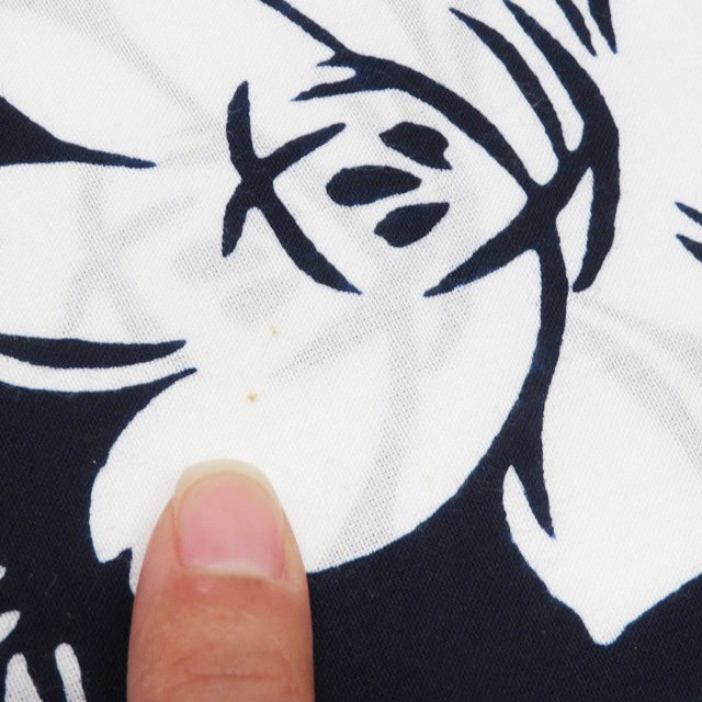 ★きもの北條★ 浴衣　花模様　生地　木綿　反物　T791-1_画像4