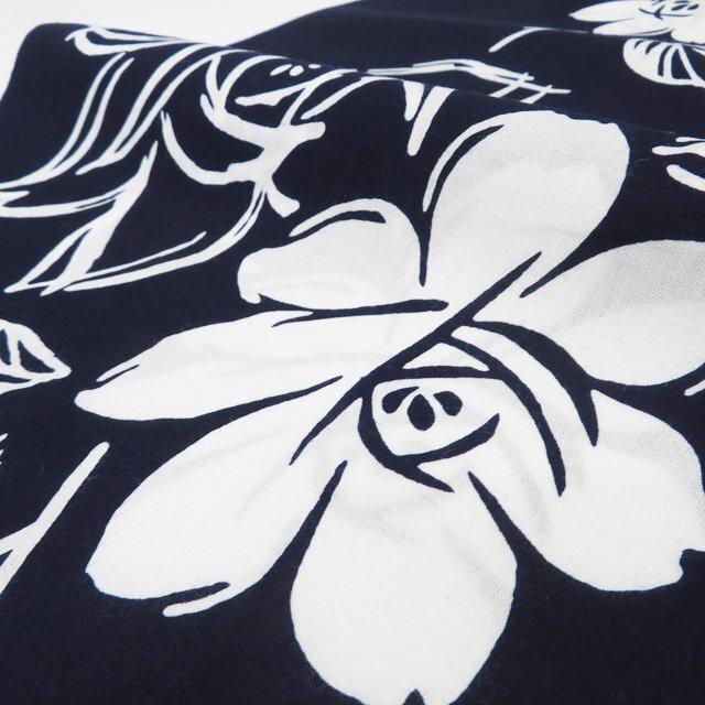 ★きもの北條★ 浴衣　花模様　生地　木綿　反物　T791-1_画像3