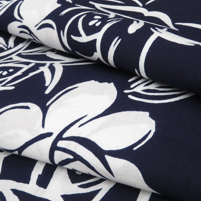 ★きもの北條★ 浴衣　花模様　生地　木綿　反物　T791-1_画像6