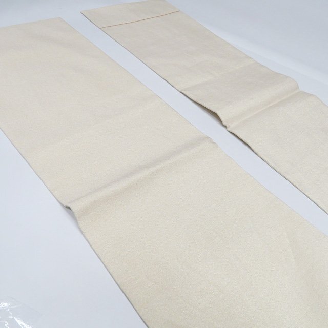 ★きもの北條★ 明綴れ　花鳥の図　箔糸　金通し　お太鼓柄　仕立て上がり　中古　正絹　袋帯　T807-16_画像7