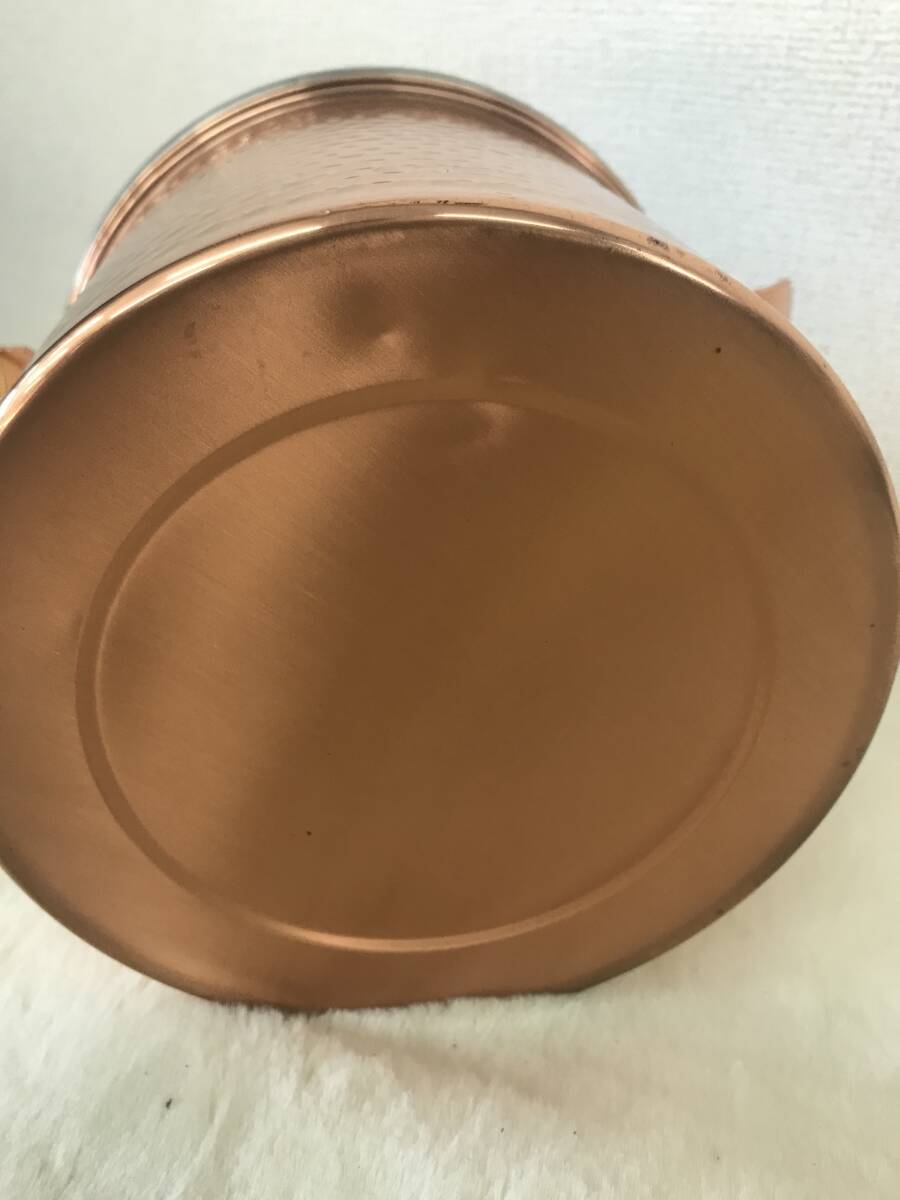 2074 PURE MILD COPPER CRAFT глубокий type nikomi кастрюля (PM-307)18.3.5L крышка имеется медный кухонная утварь предметы домашнего обихода обе рука кастрюля размер туловище retro изделие прикладного искусства др. 