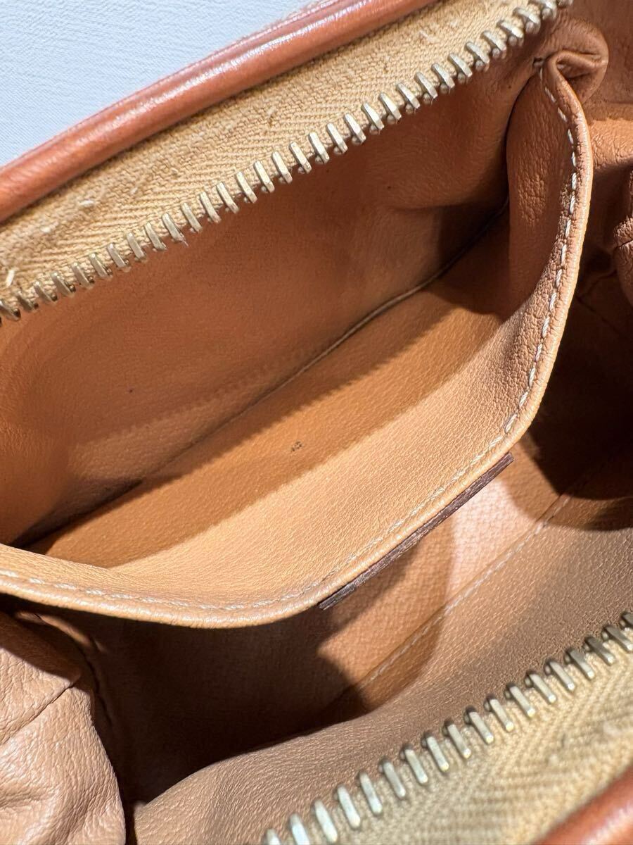 セリーヌ CELINE ポーチ マカダム柄 ブラウン_画像8