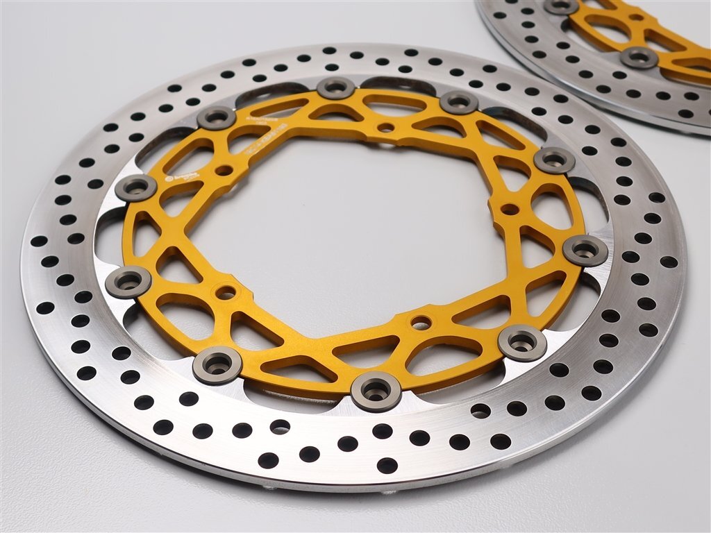 !XSR900/MT-09 ~'21 Brembo передний полный плавающий диск φ310mm/5.5mm толщина прекрасный товар (Y1020A08) поиск / трассер 