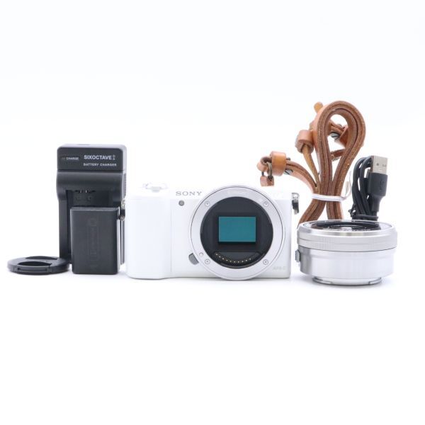 [ первоклассный товар ] Sony α5100 белый + 16-50mm PZ энергия zoom линзы комплект #6360