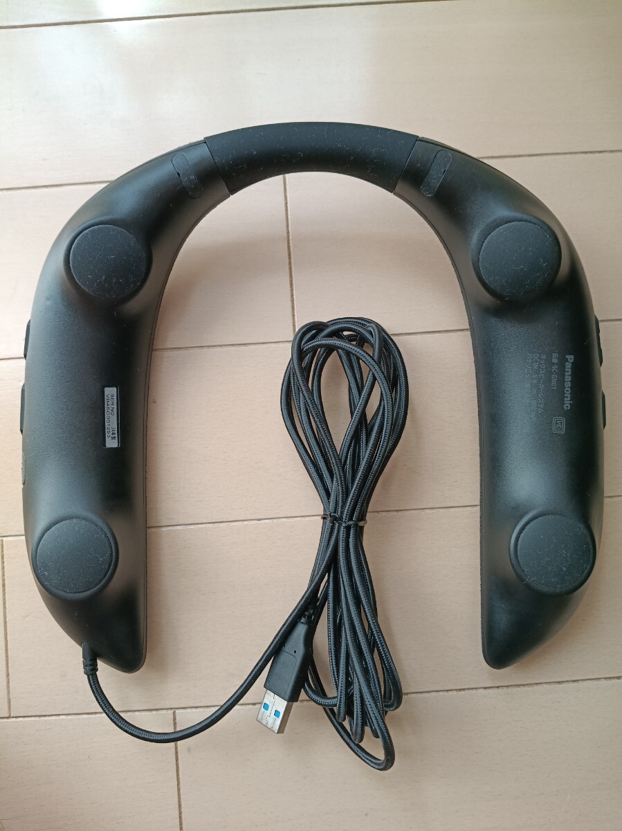 Panasonic SC-GN01　4chサラウンド　ネックスピーカー　有線　美品　サウンドスレイヤー_画像2
