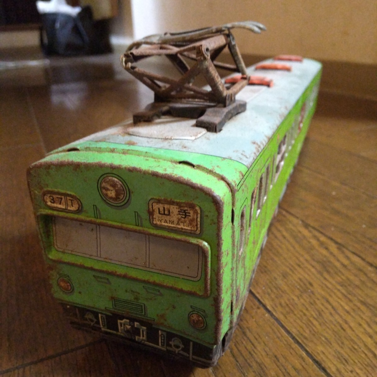 昭和レトロ 山手線 ブリキ国鉄電車 当時物。_画像1