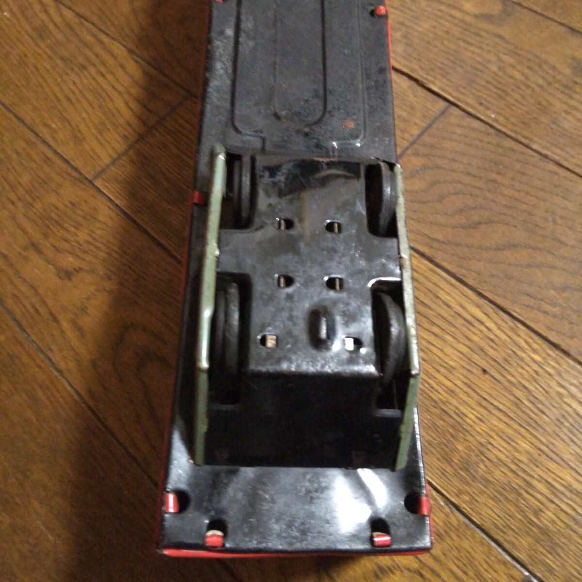 山崎玩具製 ブリキ地下鉄 ジャンク品 当時物。_画像8