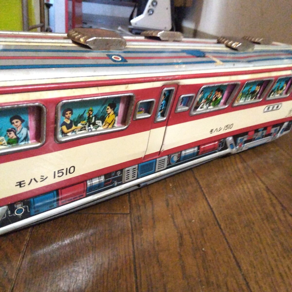 ヨネザワ製 ブリキ 食堂車 大型サイズ 57cm 発車ベル付き 当時物。_画像5