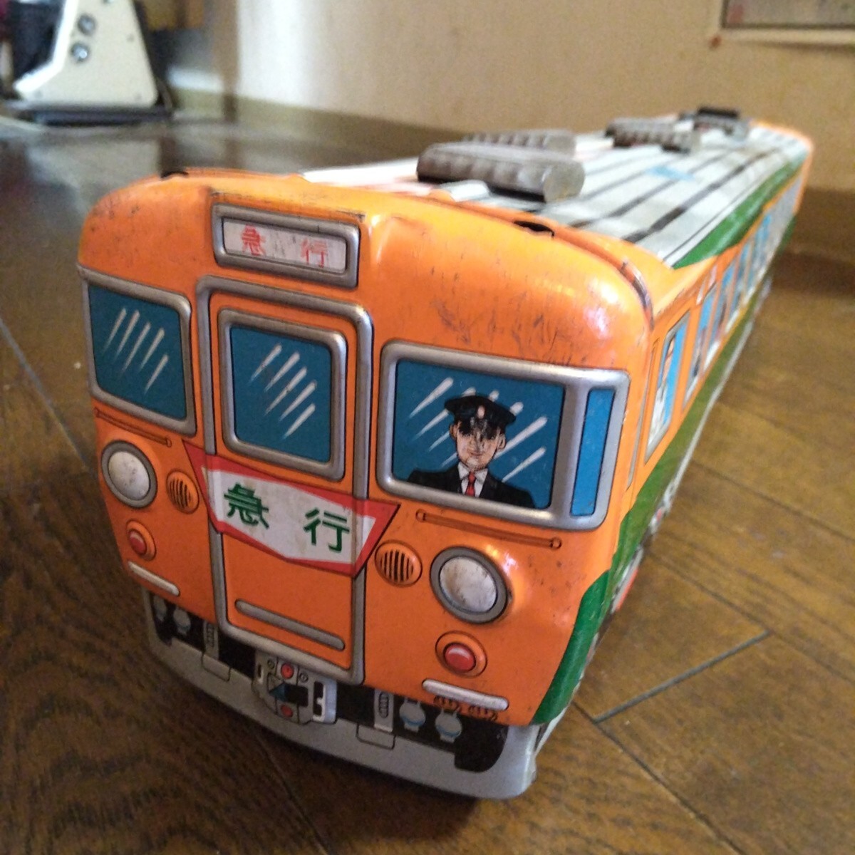 ヨネザワ製 ブリキ 急行電車 57cmサイズ 当時物。_画像1
