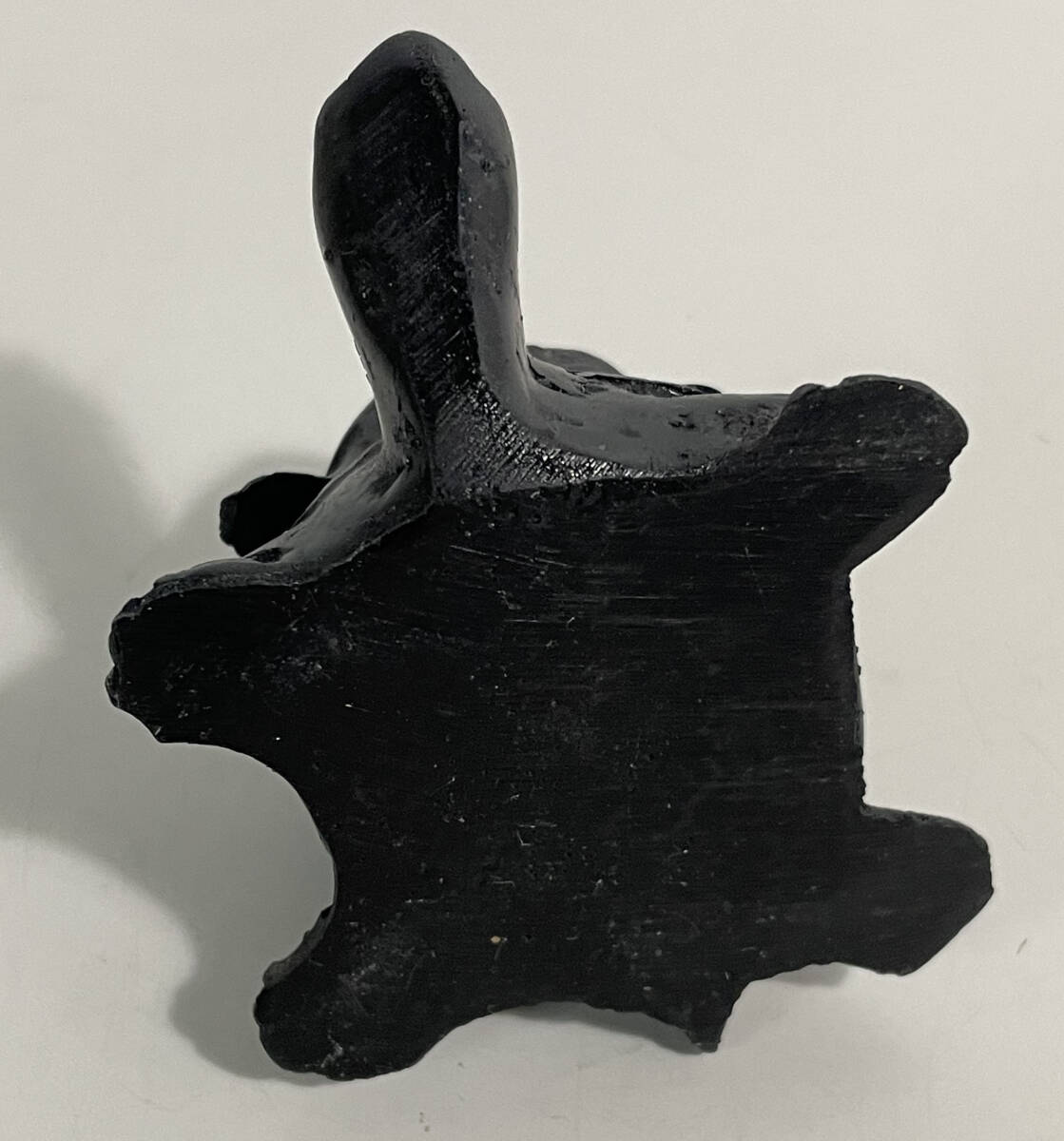 【那智山】那智黒石系 亀 置物／縁起物 長寿 開運 石細工 文鎮にも_画像3