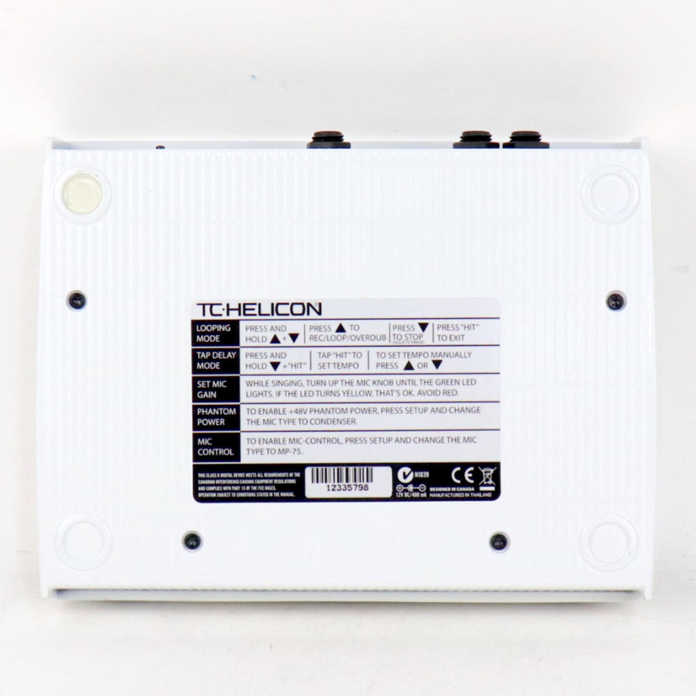 中古 ギターボーカル用エフェクター TC HELICON VOICELIVE play GTX_画像4