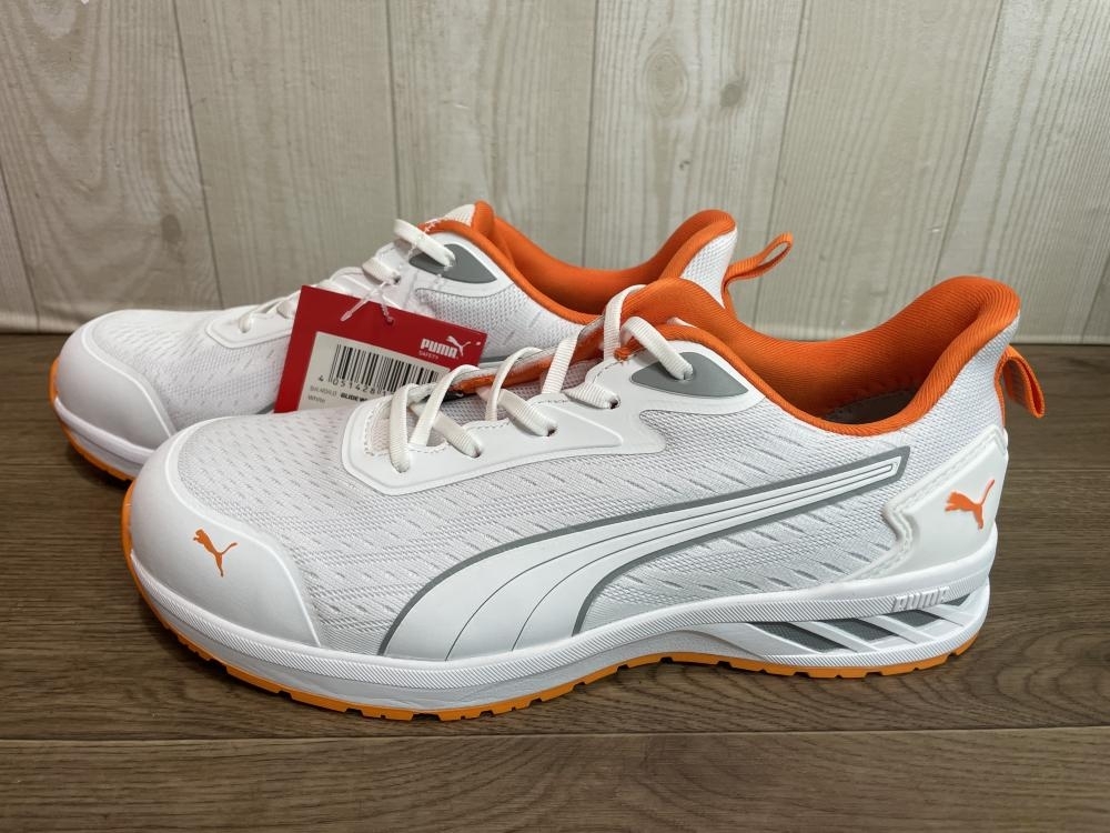 009▼未使用品▼PUMA プーマ プロスニーカー 64.404.0 グライドホワイトロー 26.5cm 保管品_画像3