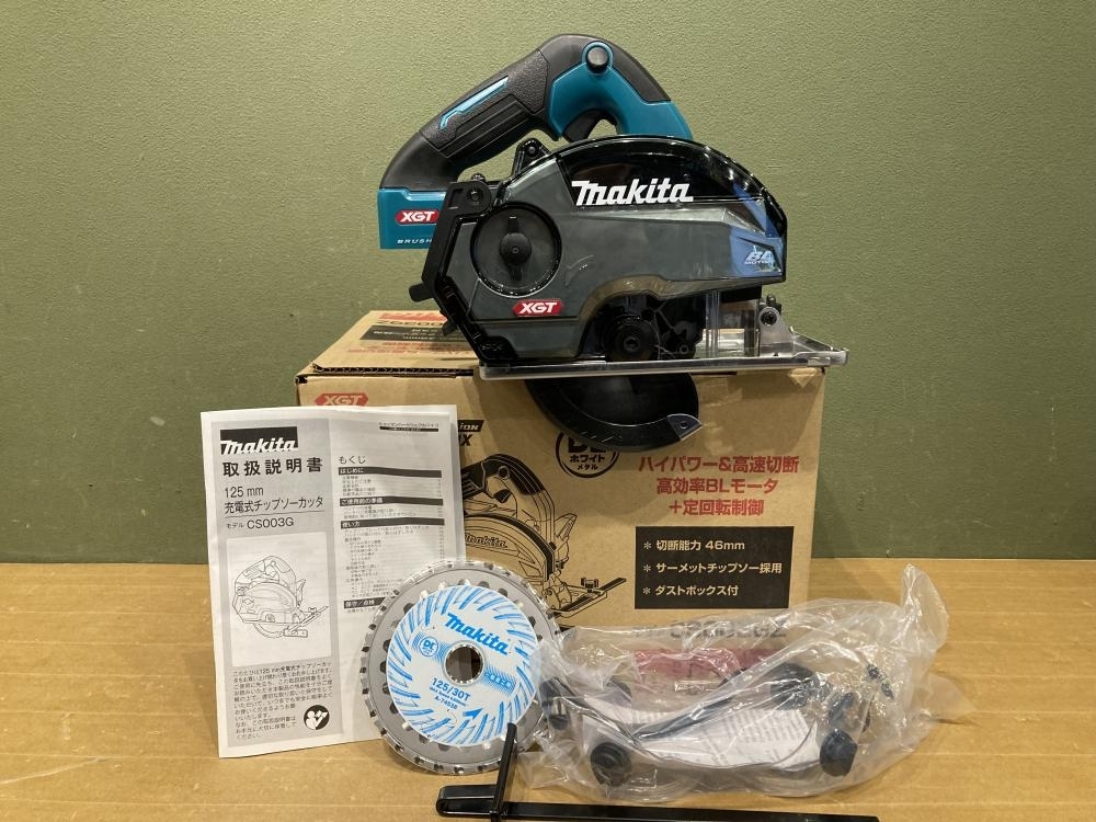 021■未使用品■makita マキタ 125mm充電式チップソーカッタ CS003GZ_画像1
