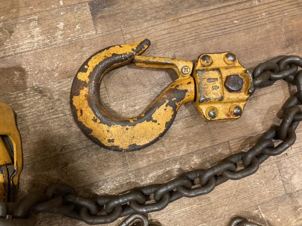 020♪おすすめ品・即決価格♪キトー KITO チェーンブロック M3 1t 揚程不明 現状品の画像4