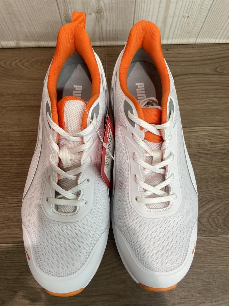 009▼未使用品▼PUMA プーマ プロスニーカー 64.404.0 グライドホワイトロー 26.5cm 保管品_画像2