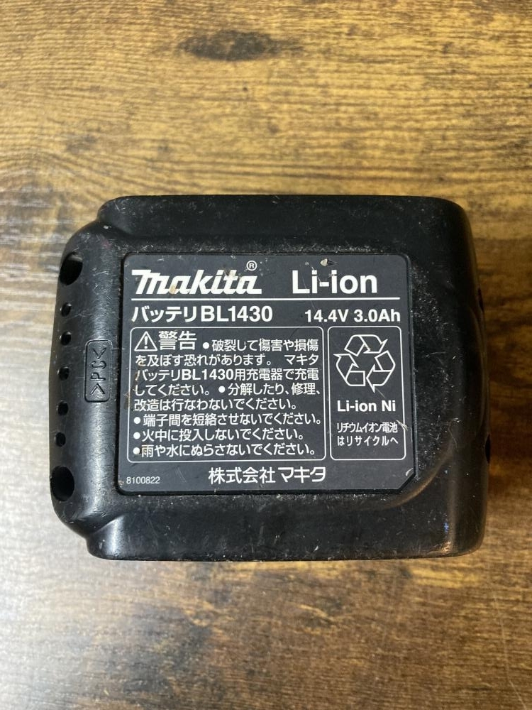 025♪おすすめ品♪マキタ バッテリ BL1430 充電回数47回・旧型・充電通電確認済_画像7