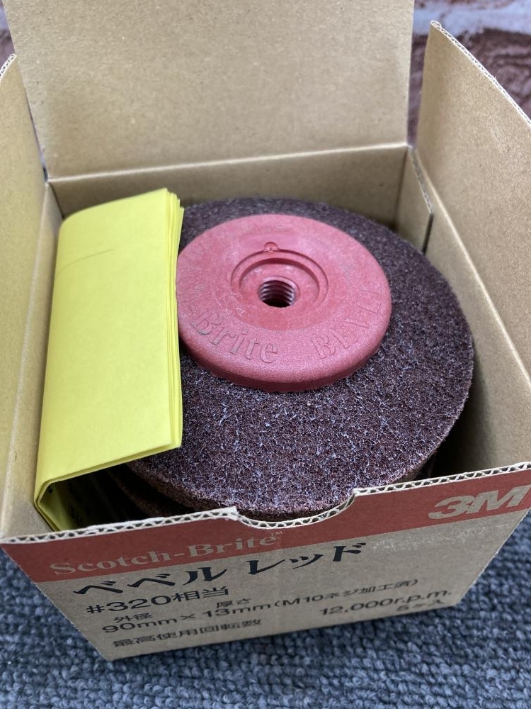 017◇未使用品・即決価格◇3M スコッチブライト　ベベルレッド 90×13mm_画像2