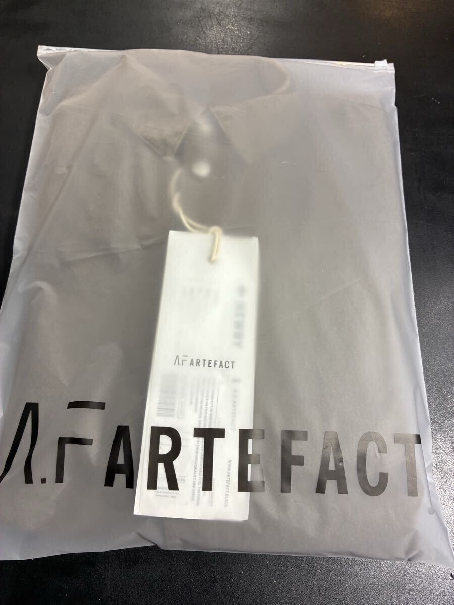 A.F ARTEFACT (エーエフアーティファクト) Vintage Dyed Coccon Shirts ヴィンテージダイ コクーンシャツカーキ サイズ1_画像6