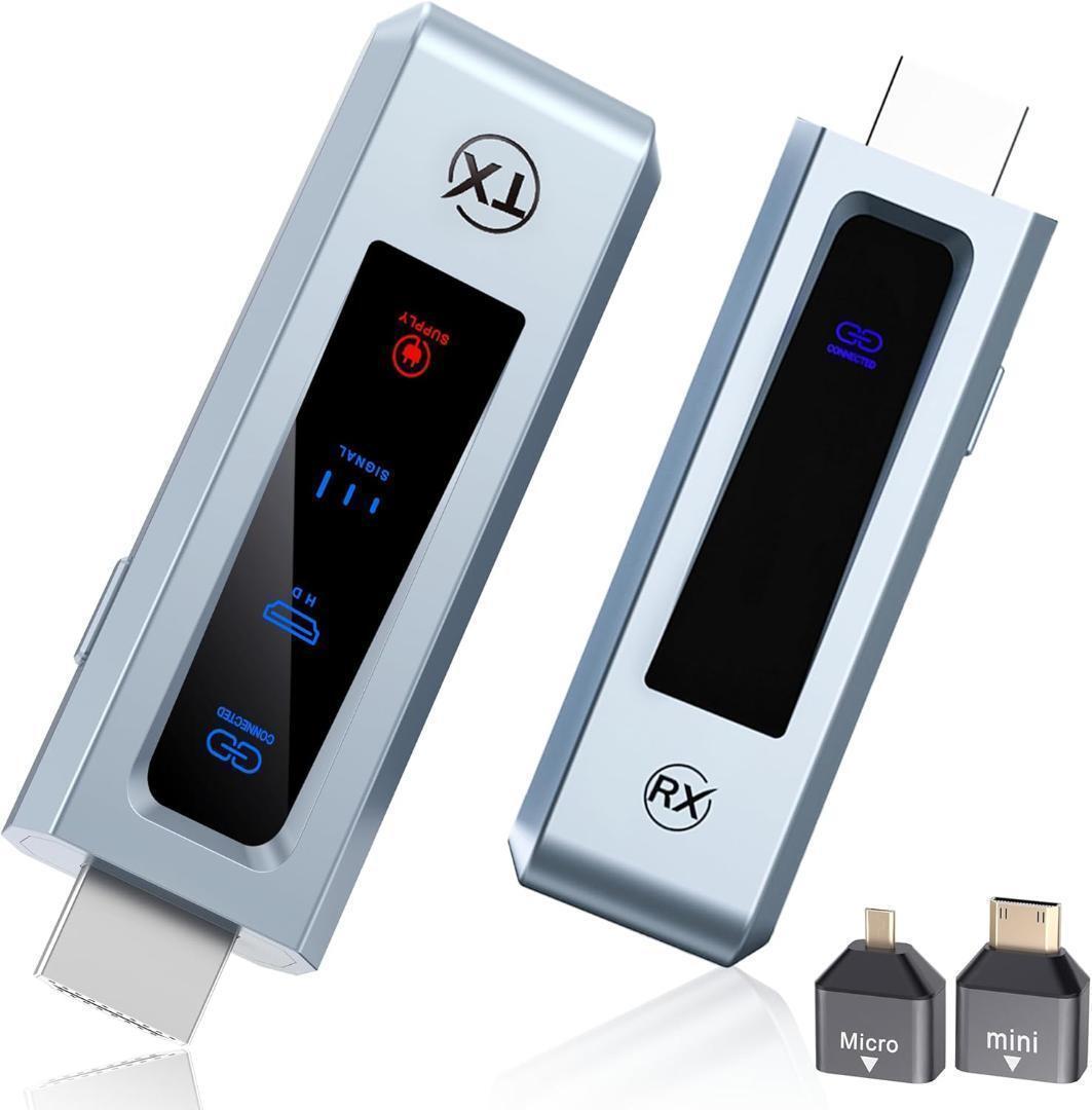 ワイヤレス hdmi 送受信機セット hdmi 無線化 ワイヤレス 小型