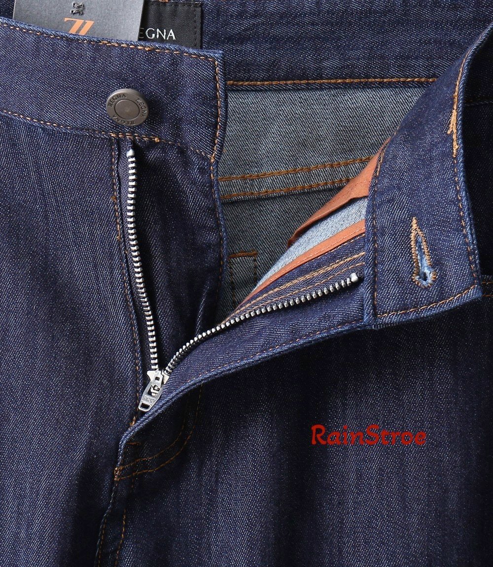 Ermenegildo Zegna エルメネジルド ゼニア ジーンズ メンズデニムパンツ W35サイズ ロングパンツ 長ズボン ボトムス ストレートパンツ