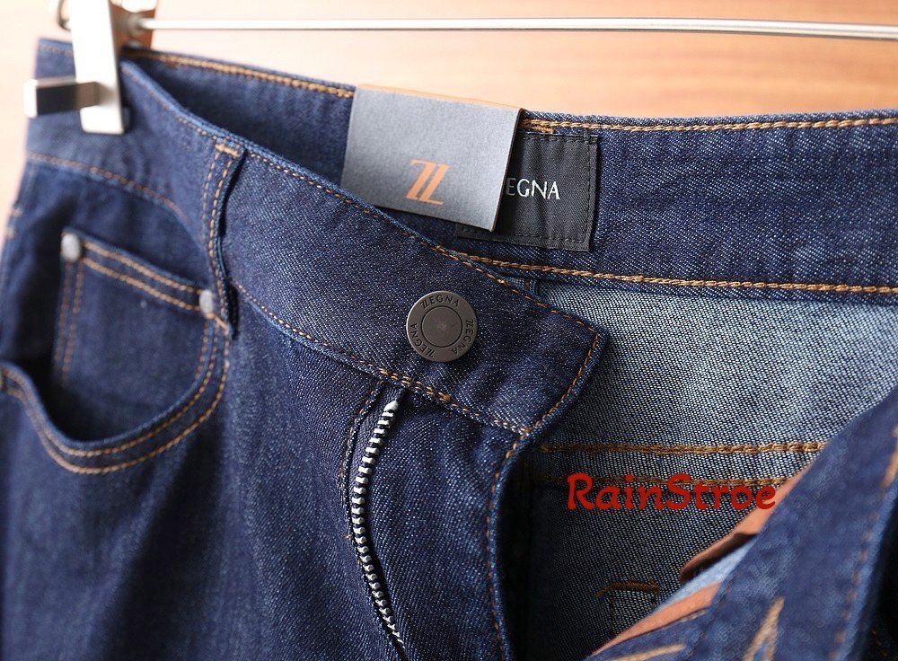 Ermenegildo Zegna エルメネジルド ゼニア ジーンズ メンズデニムパンツ W35サイズ ロングパンツ 長ズボン ボトムス ストレートパンツ
