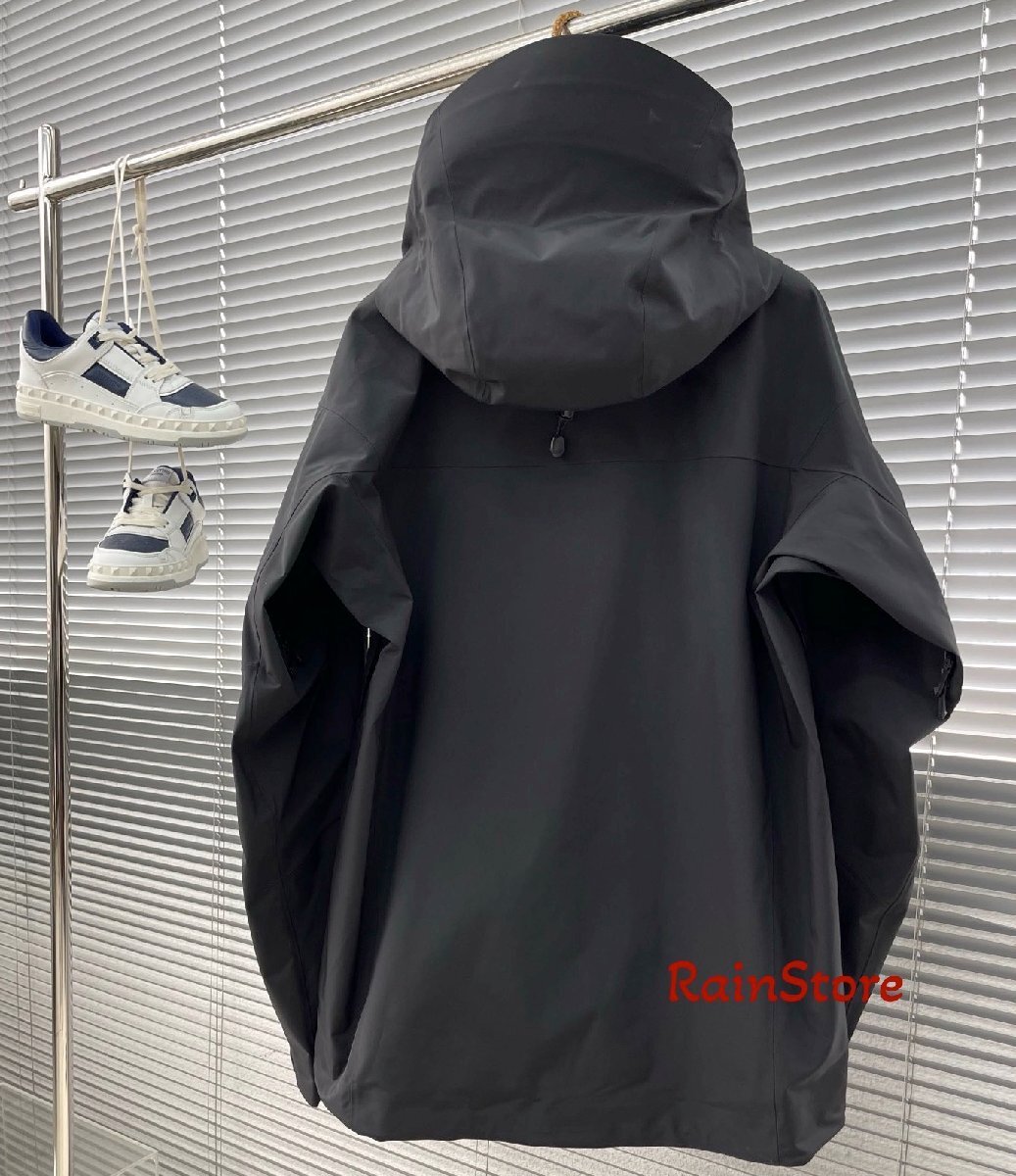 ARC'TERYX メンズマウンテンパーカー ブルゾン Alphaシリーズ SV ブラック Lサイズ 防水ジャケット ウインドブレーカー GORE-TEX PRO_画像2
