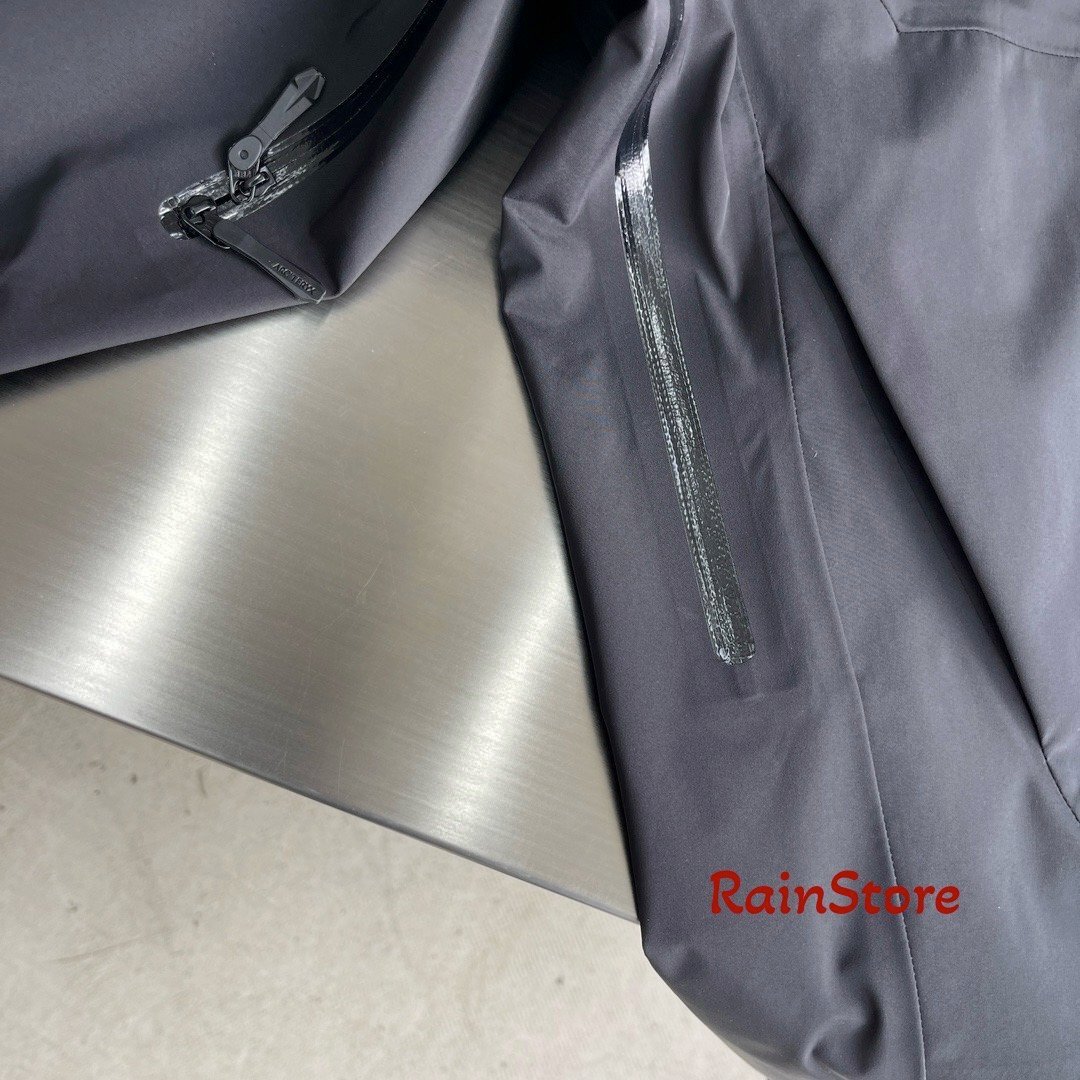 ARC'TERYX メンズマウンテンパーカー ブルゾン Alphaシリーズ SV ブラック Lサイズ 防水ジャケット ウインドブレーカー GORE-TEX PRO_画像8