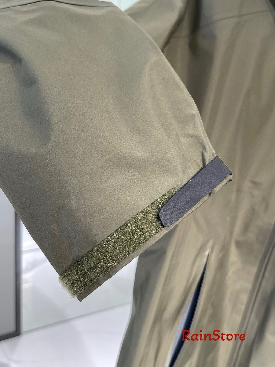 ARC'TERYX メンズマウンテンパーカー ブルゾン グリーン Sサイズ スキージャケット ウインドブレーカー BETA LT GORE-TEX 防風 フード付_画像8