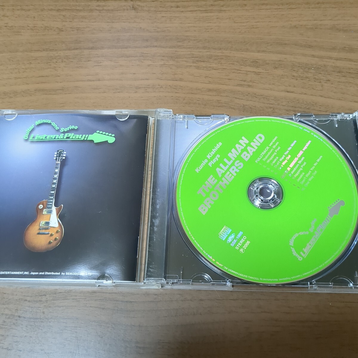 「リッスン・アンド・プレイ!-ギター・マイナスワン・シリーズ-Kunio Kishida Plays ザ・オールマン・ブラザーズ・バンド_画像2