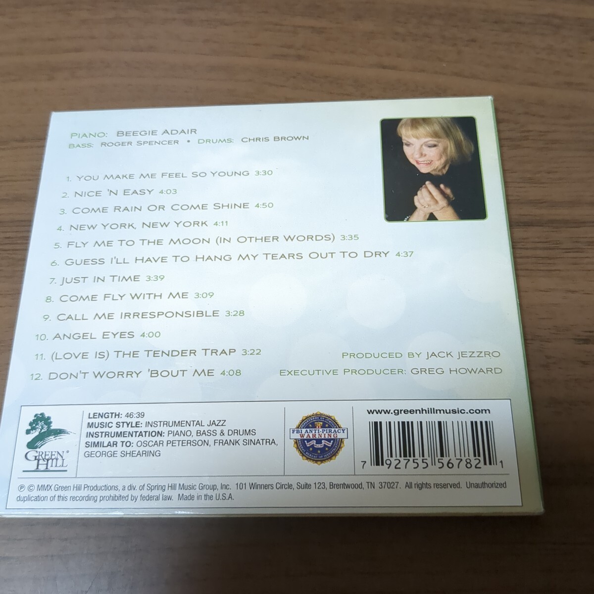 ビージーアデール BEEGIE ADAIR SWING WITH SINATRA_画像2