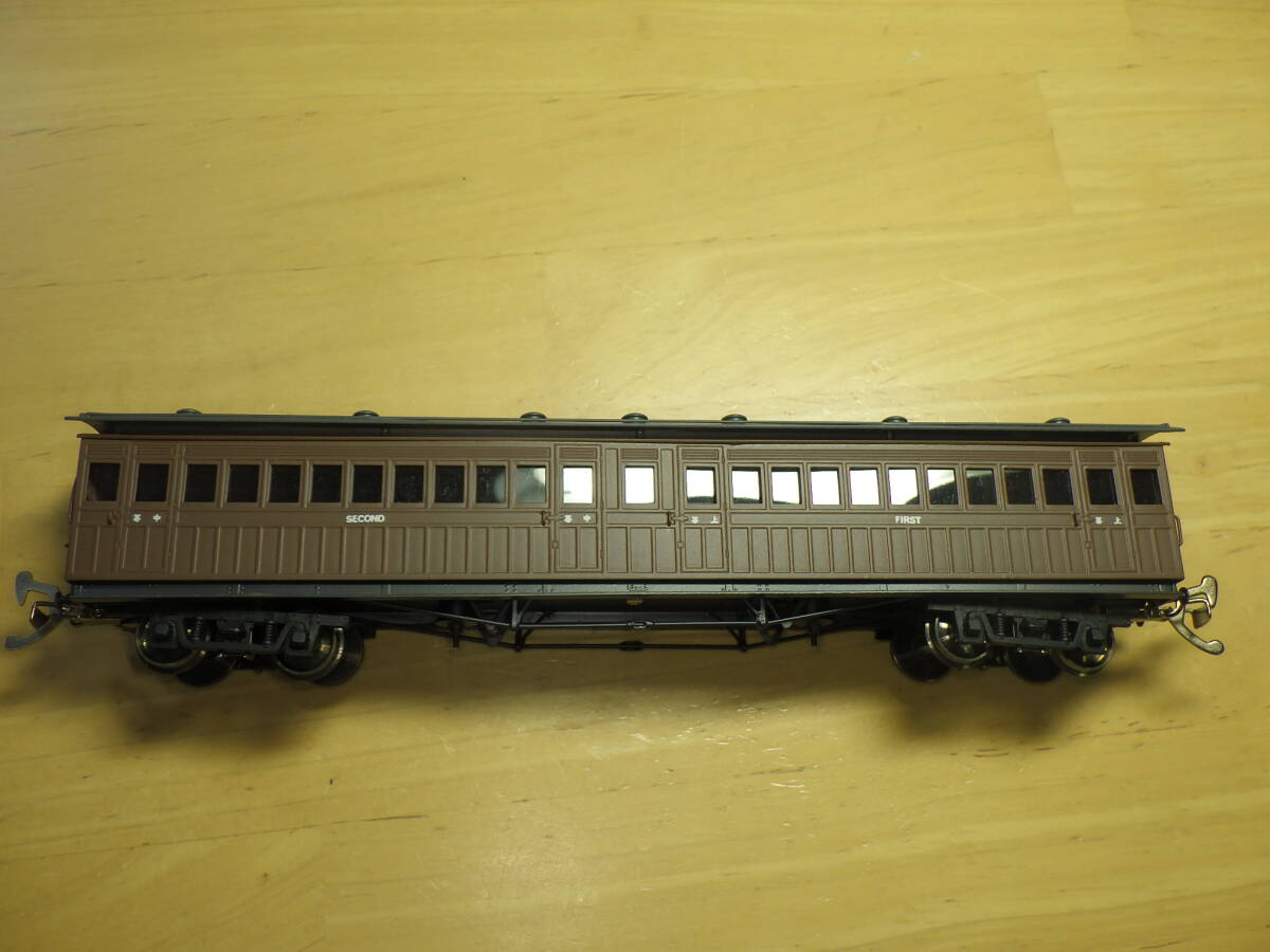 No.25 HOゲージ 珊瑚模型 明治22年型 上.中等ボギー車 1/80 16.5mm 珊瑚模型店 鉄道模型 SANGO 古典体系_画像3